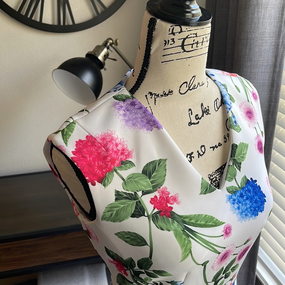 Calvin Klein Floral Print Sheath Dress NWT Calvin Klein